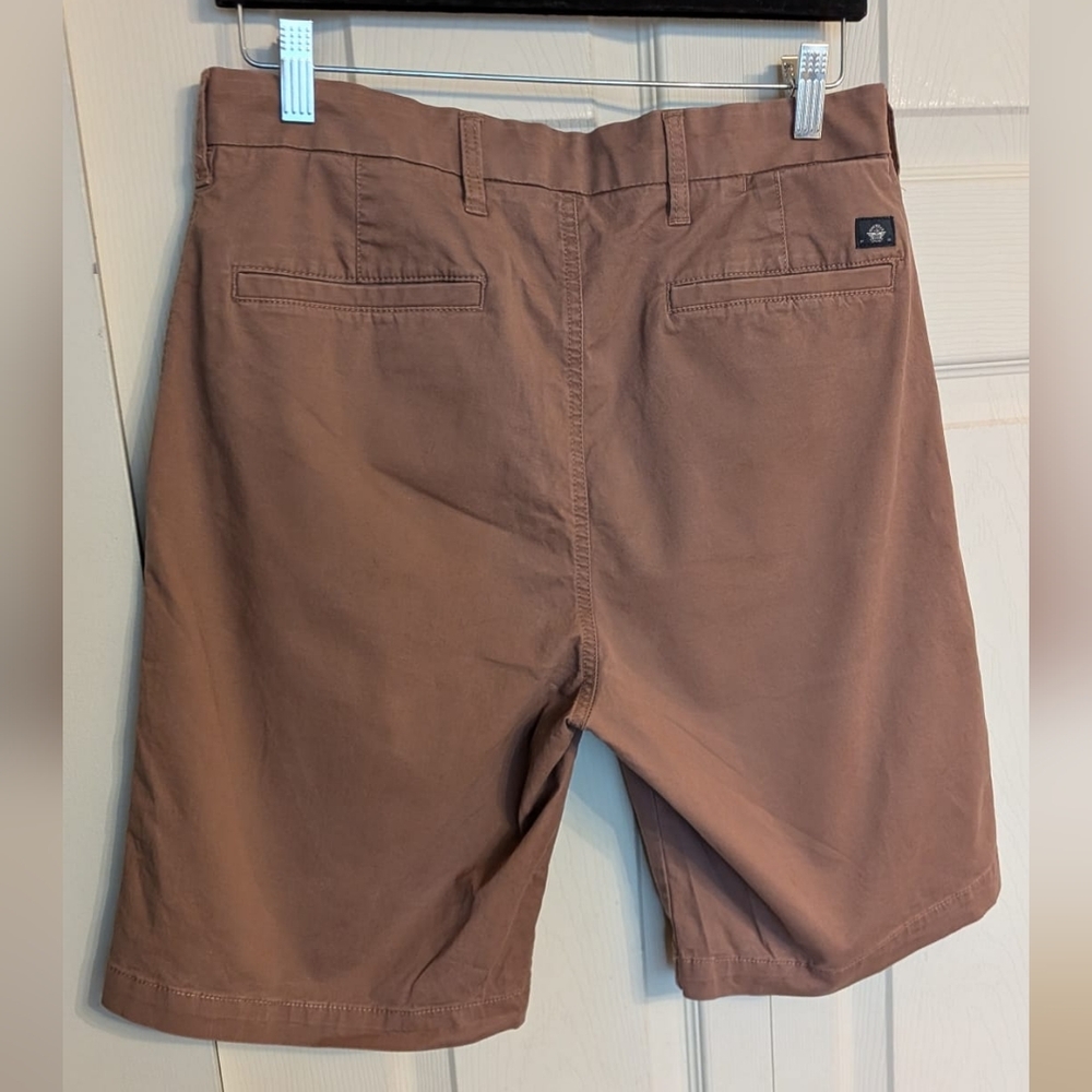 Dockers Dark Salmon Cargo Cotton Shorts, Size W 30 - Picture 7 of 15
